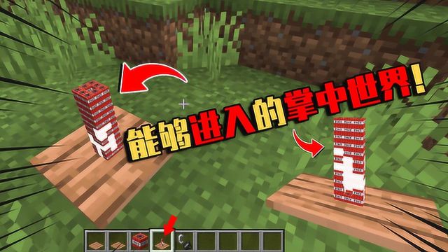 我的世界mod:100个TNT在我掌中引爆,可以拿在手上的世界!