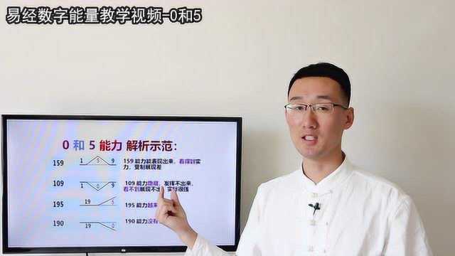 易经数字能量学手机号码运势分析,数字能量的 0和5