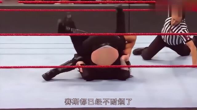 WWE:赛斯接受科尔宾的挑战,赛斯状态爆棚,靠实力获胜!