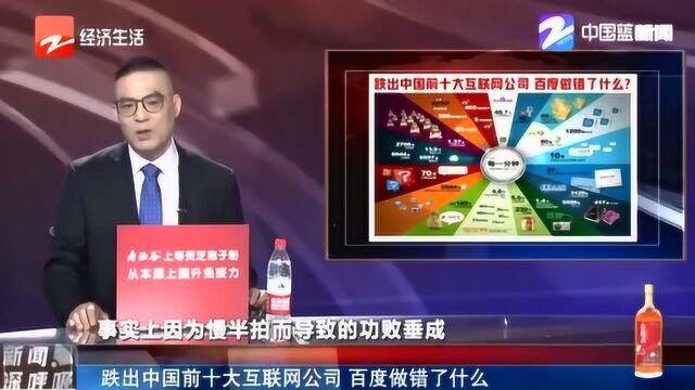 曾经的“带头大哥”跌出中国前十大互联网公司 百度做错了什么?