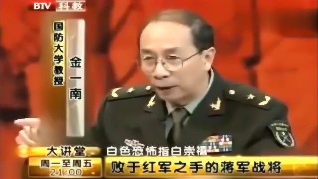 金一南:败于红军之手的战将,老蒋和各势力勾心斗角,红军万幸赢了!