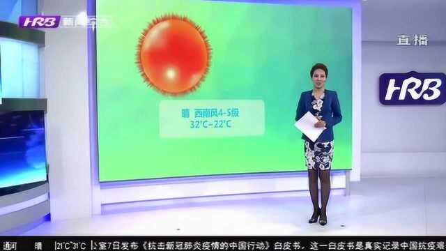 哈尔滨将迎新一轮降雨!6月9日11日雷阵雨转多云 最高温达29℃