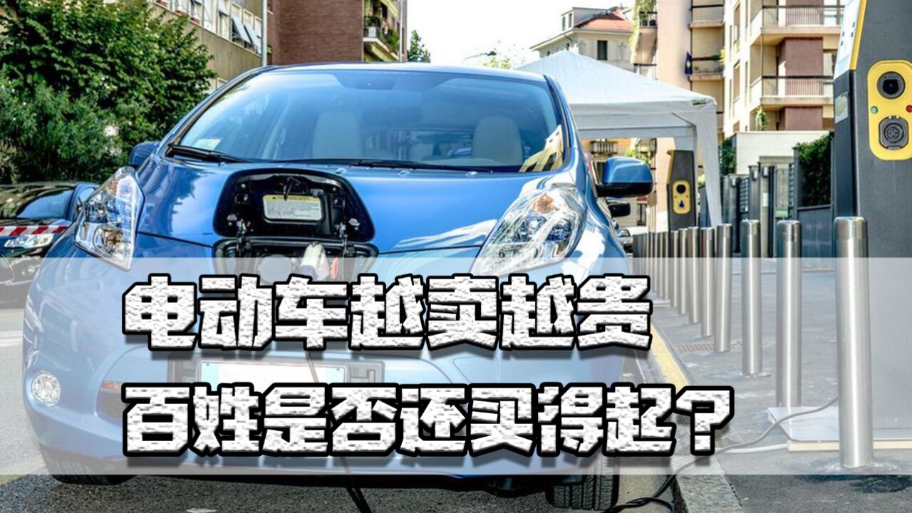 电动车越卖越贵,百姓是否还买得起?其实厂商出于两点考虑要提价