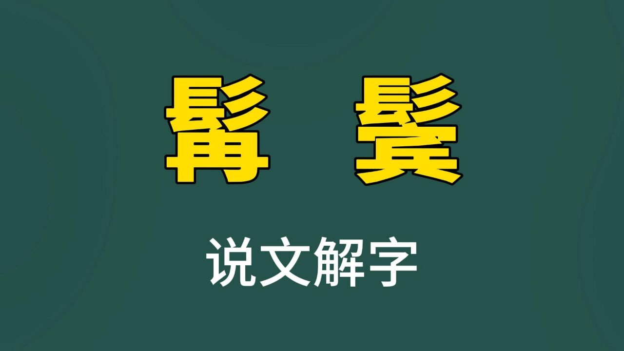 汉字的故事:“髯”和“鬓”一样吗?