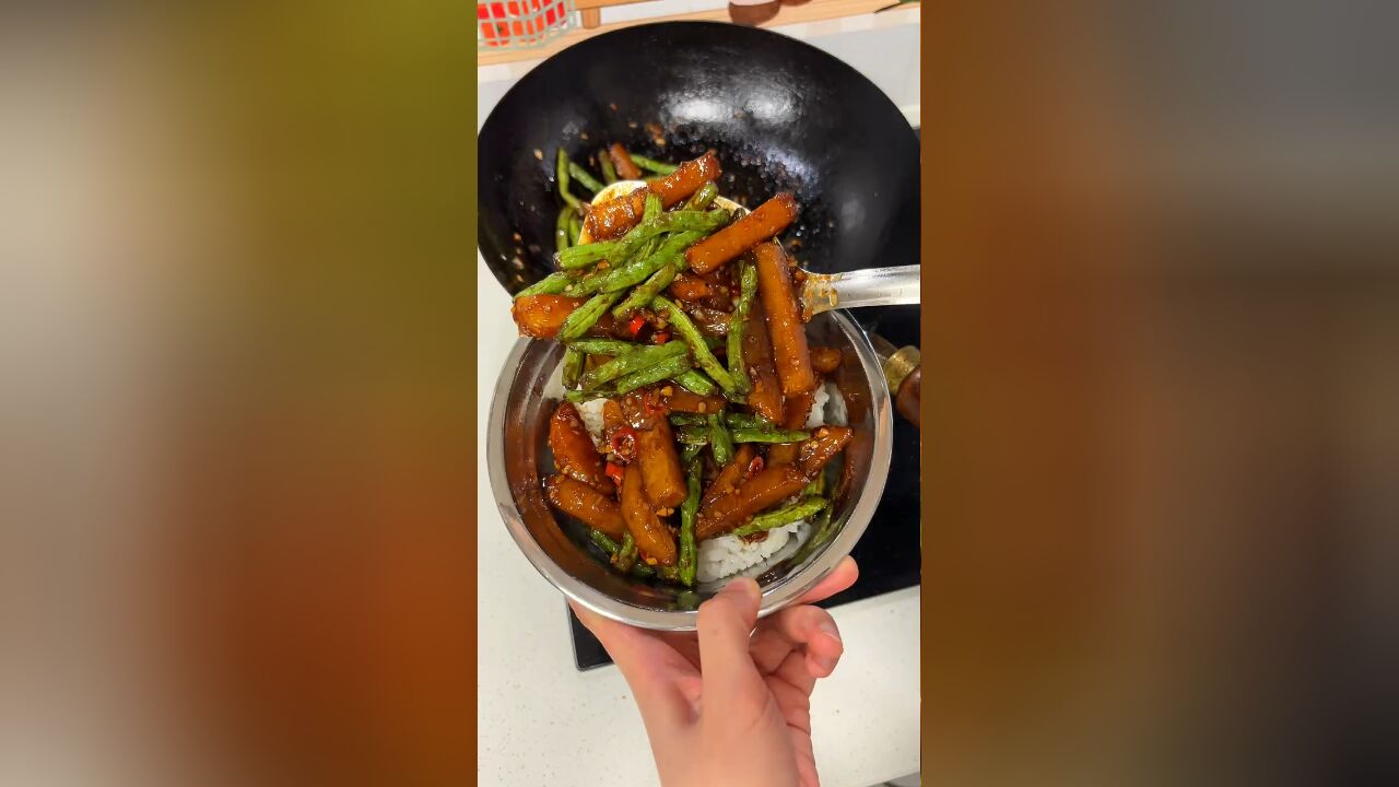 土豆烧豆角比肉还好吃的下饭神器