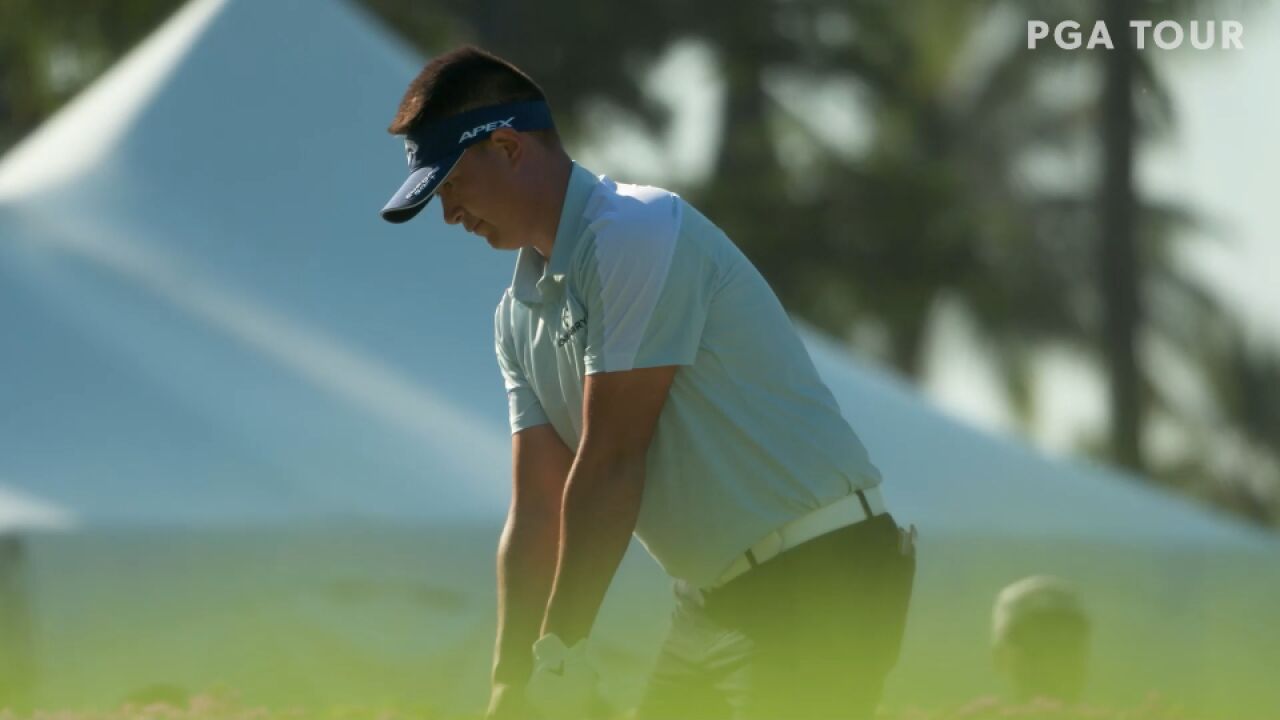 夏威夷索尼公开赛次轮:袁也淳36洞集锦,总成绩5列T23