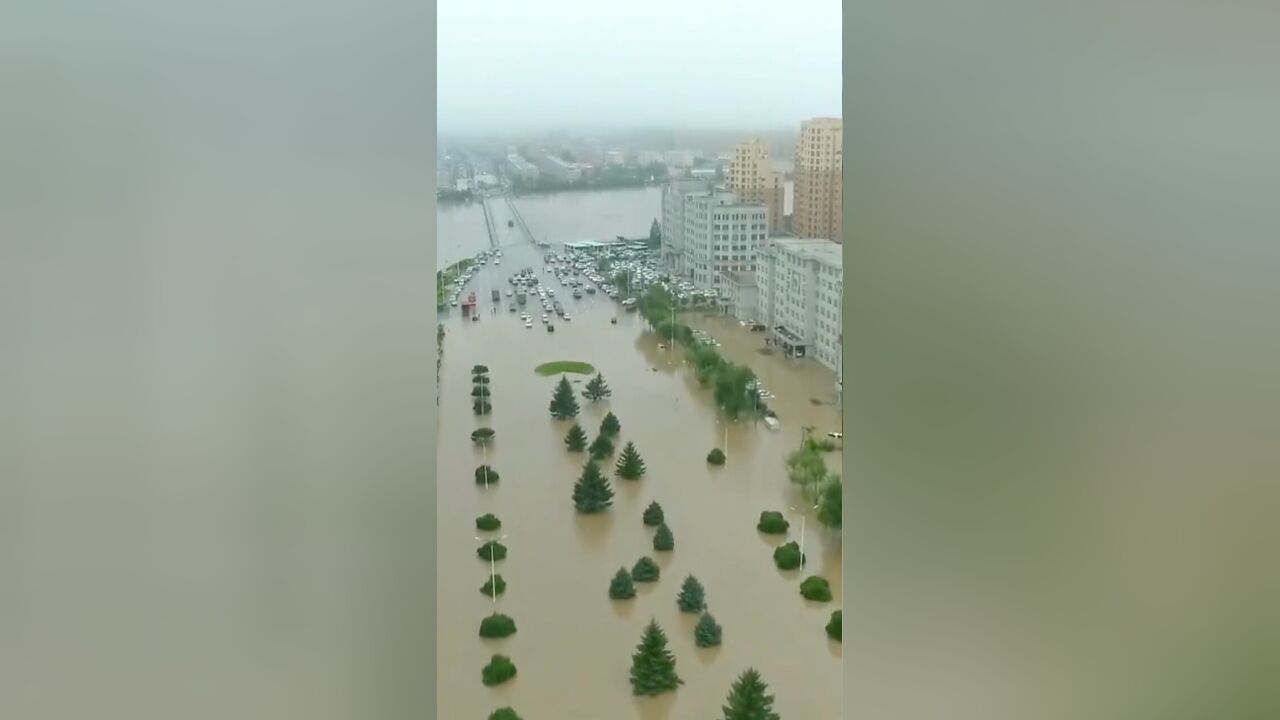 黑龙江省尚志市迎1957年以来最大强降雨,8月5日全市继续停课、停工