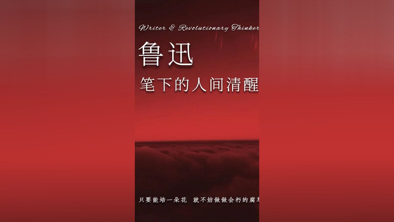 与人类伟大的灵魂对话|鲁迅深刻句子摘抄