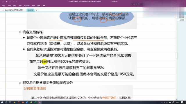 2020年初级会计实务51:收入确认五步法初步理解