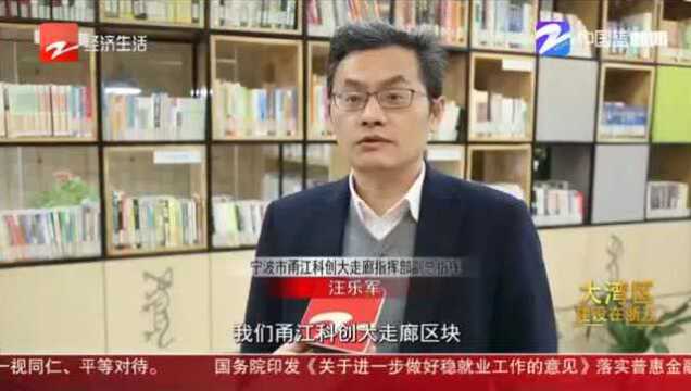 推动宁波甬江科创大走廊建设 打造宁波“创新大脑”集聚高地