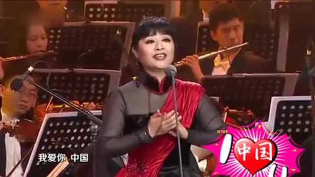 歌曲《我爱你中国》演唱 殷秀梅