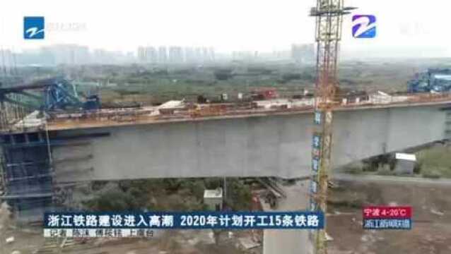 浙江铁路建设进入高潮 2020年建设115条铁路 投资448.9亿元