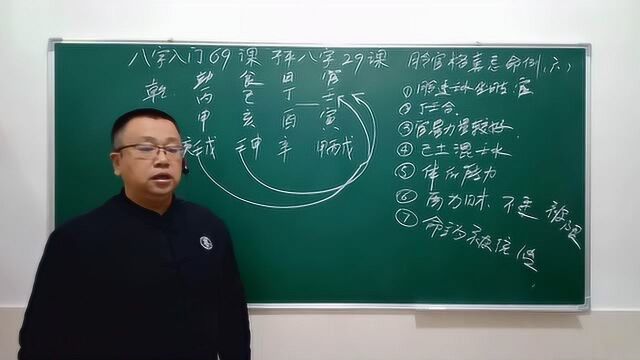 八字入门69课子平八字29课月令官格喜忌之命例分析(六)