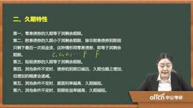 222020考研复试投资学考试热点久期特性