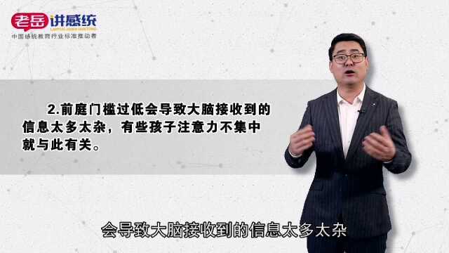 老岳讲感统——感统知识百科:前庭门槛的高低决定孩子反应的快慢