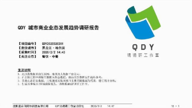 黑龙江哈尔滨城市商业业态发展趋势调研报告2020/2