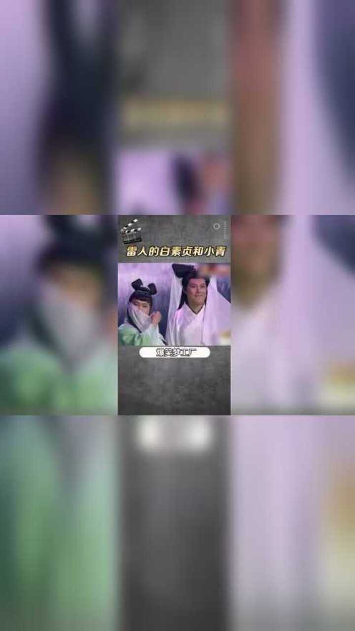 欢乐喜剧人白素贞和小青装扮雷人娘们唧唧的样子全是戏开口就笑个不停