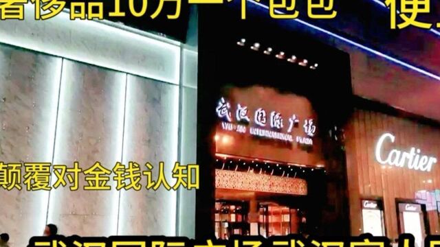 武汉国际广场富人购物天地,一个包10万在这正常,有钱人爱逛武广