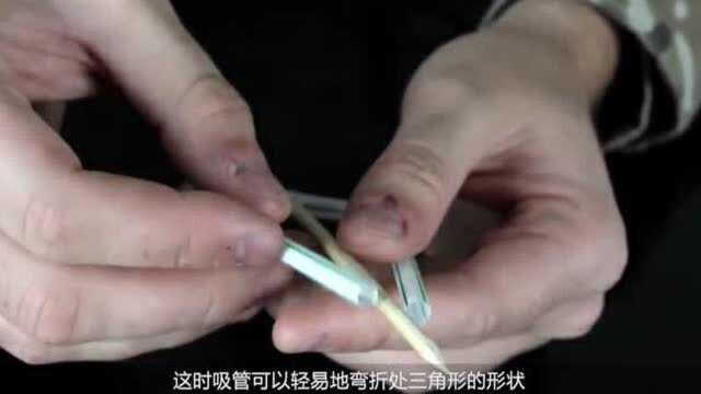 老外用吸管制作简易装置,这操作改装下效果不得了