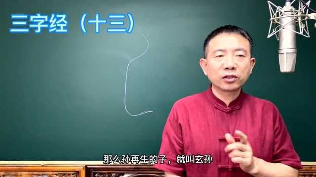 刘恒老师讲:三字经(十三)高曾祖,父而身