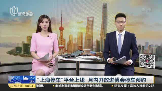 “上海停车”平台上线 月内开放进博会停车预约