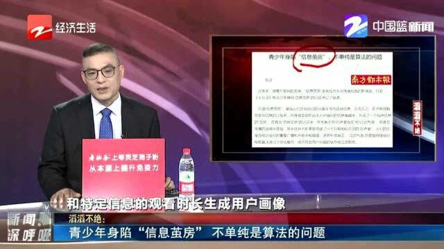 青少年身陷“信息茧房”不单纯是算法的问题