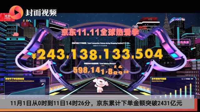 2715亿元!2020京东11.11累计下单总金额出炉