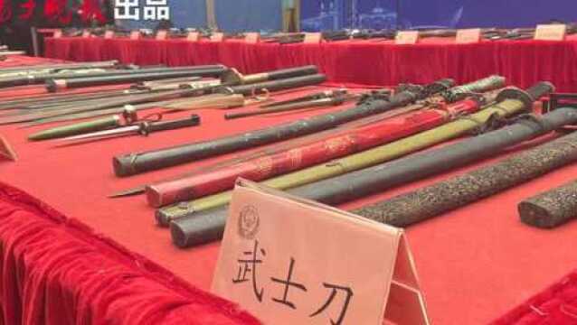 江苏公安机关集中开展非法枪爆物品销毁活动