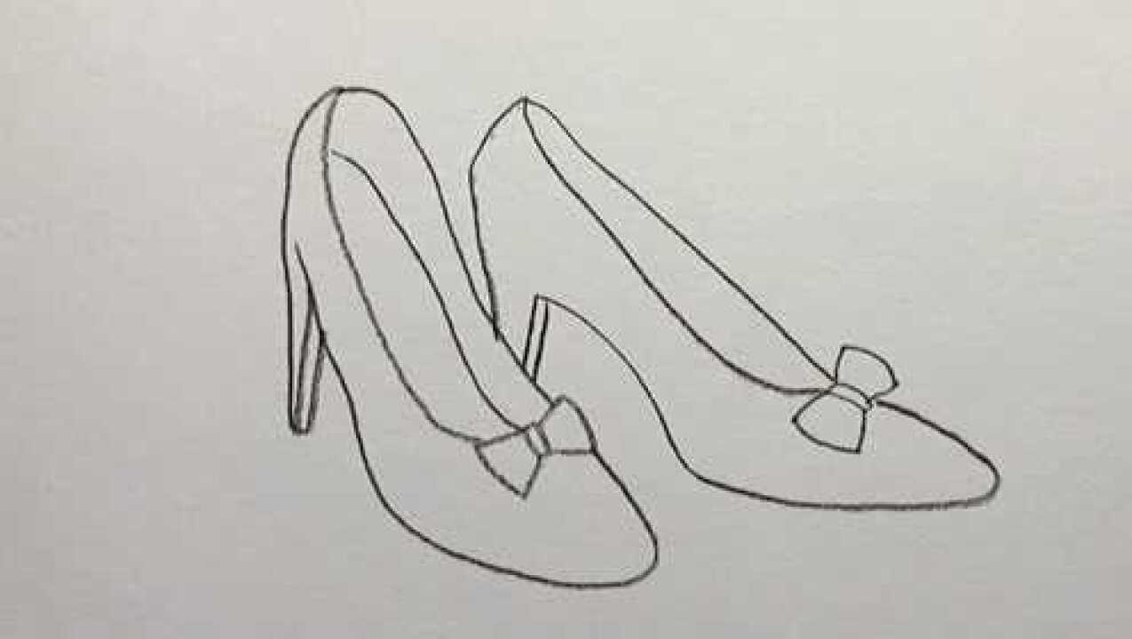 鞋子怎么画正面高跟 1280