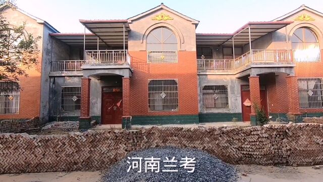 河南兰考统一规划的农村,17.5万一套别墅带院,看这户型,满意吗