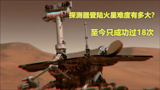 登陆火星难度有多大?目前只有18次成功,“死寂”般的星球