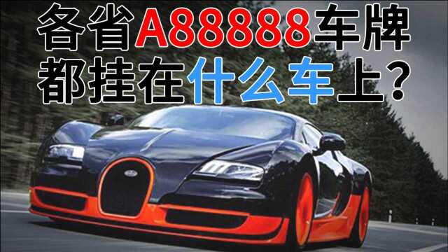 什么样身份的人能用A8888车牌?看到最后让人大跌眼镜!