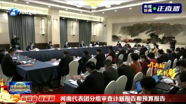 河南代表团小组会议“云直播”