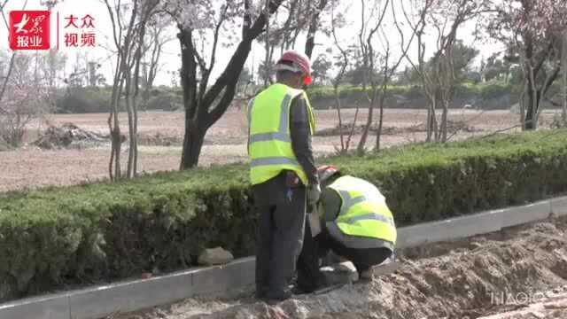 │打造美丽花园城市,岚山区加快城区道路基础设施建设