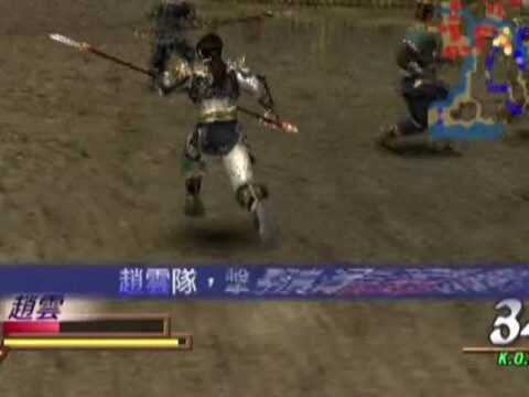 PS2游戏《真三国无双2》港版繁体试玩,PS2上少有的中文配音游戏