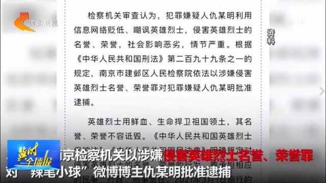 “蜡笔小球”仇子明一审获刑8个月,英雄不容诋毁