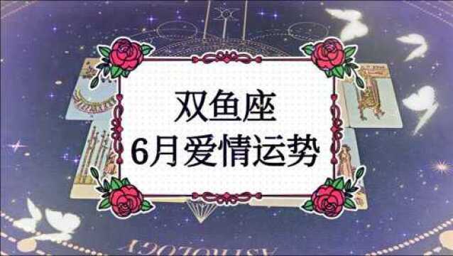 正羽塔罗:双鱼座6月爱情运势