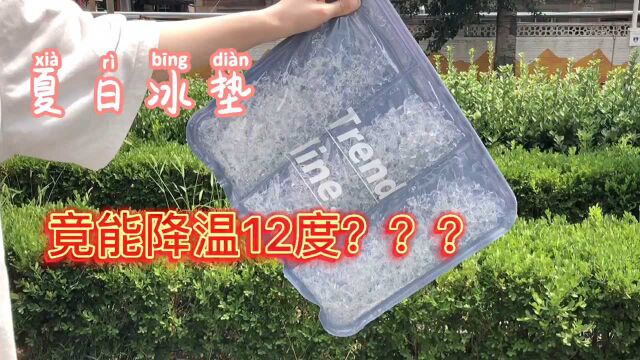 网红冰垫yyds,竟能降温12度?赶紧让你的屁屁清凉一夏吧~