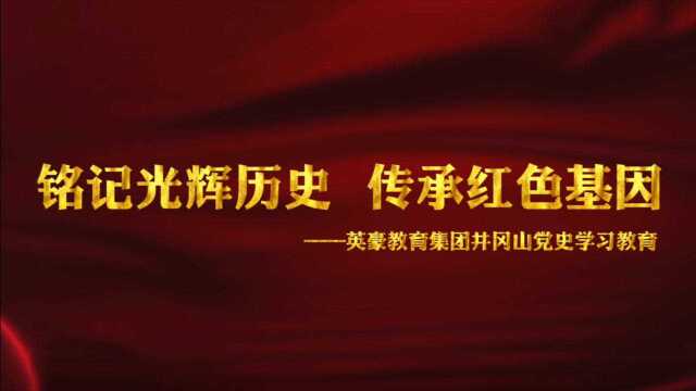 铭记光辉历史,传承红色基因▏江西英豪傅睿教育集团开展党史学习教育,庆祝建党100周年