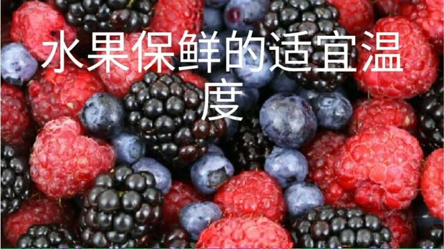 生活小妙招:水果保鲜的适宜温度