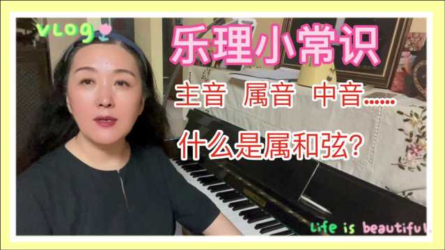 60后学钢琴 什么是属和弦 教你了解音乐术语 主音 属音 下属音