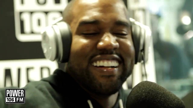 Kanye West performs 'Otis' LIVE instudio at POWER 106