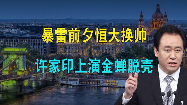 恒大地产彻底易主!许家印甩锅老赖退居幕后,套现400亿东山再起