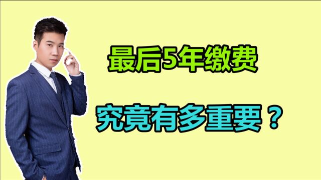 最后5年的缴费很重要?如何规划才能领更高的养老金?