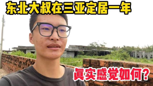 东北大叔在三亚定居一年,边工作边养老,真实感觉如何?