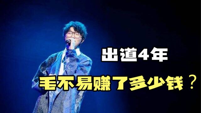 毛不易:出道4年,赚了多少钱?主动提出要整容公司为何不答应?