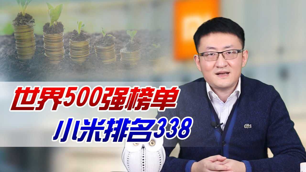 世界500强榜单,新公司小米排名第338,多亏“竹林共生”模式?