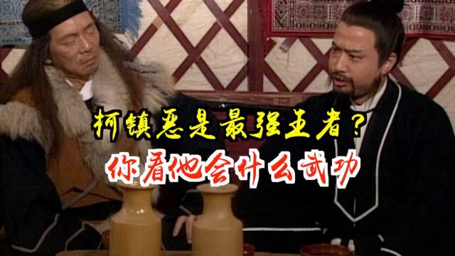 真以为柯镇恶武功很差?一门武功就能证明他的实力!