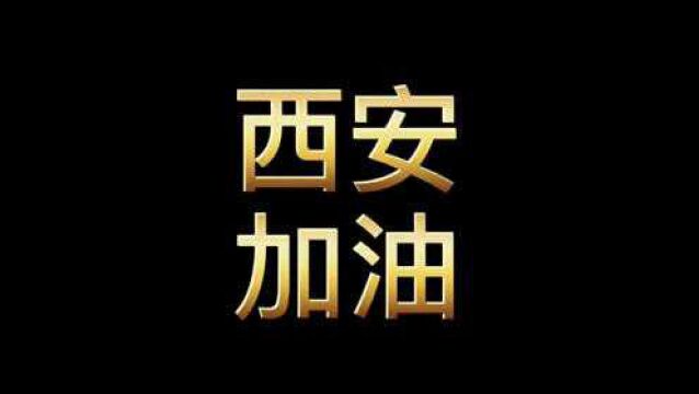 【西安加油】这里是古城西安——共克时艰,长安永安!