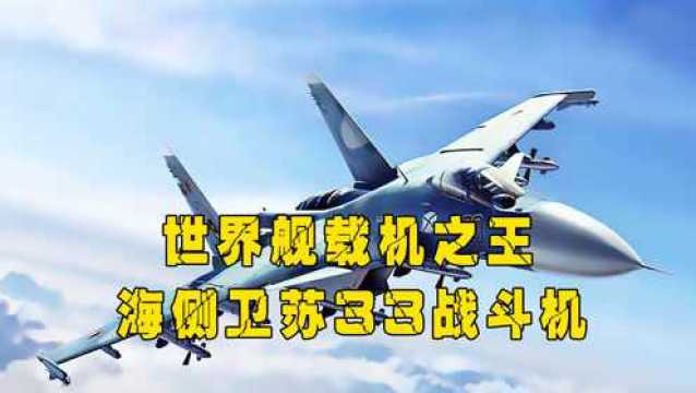 世界舰载机之王海侧卫苏33战斗机